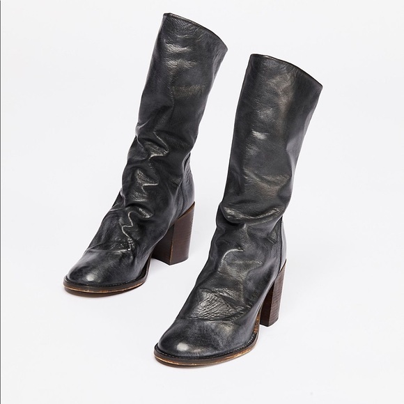 free people elle block heel boot